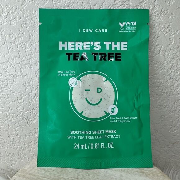 $3 🌙 I Dew Care Here’s The Tea Tree‎ Sheet Mask NEW - Picture 1 of 7